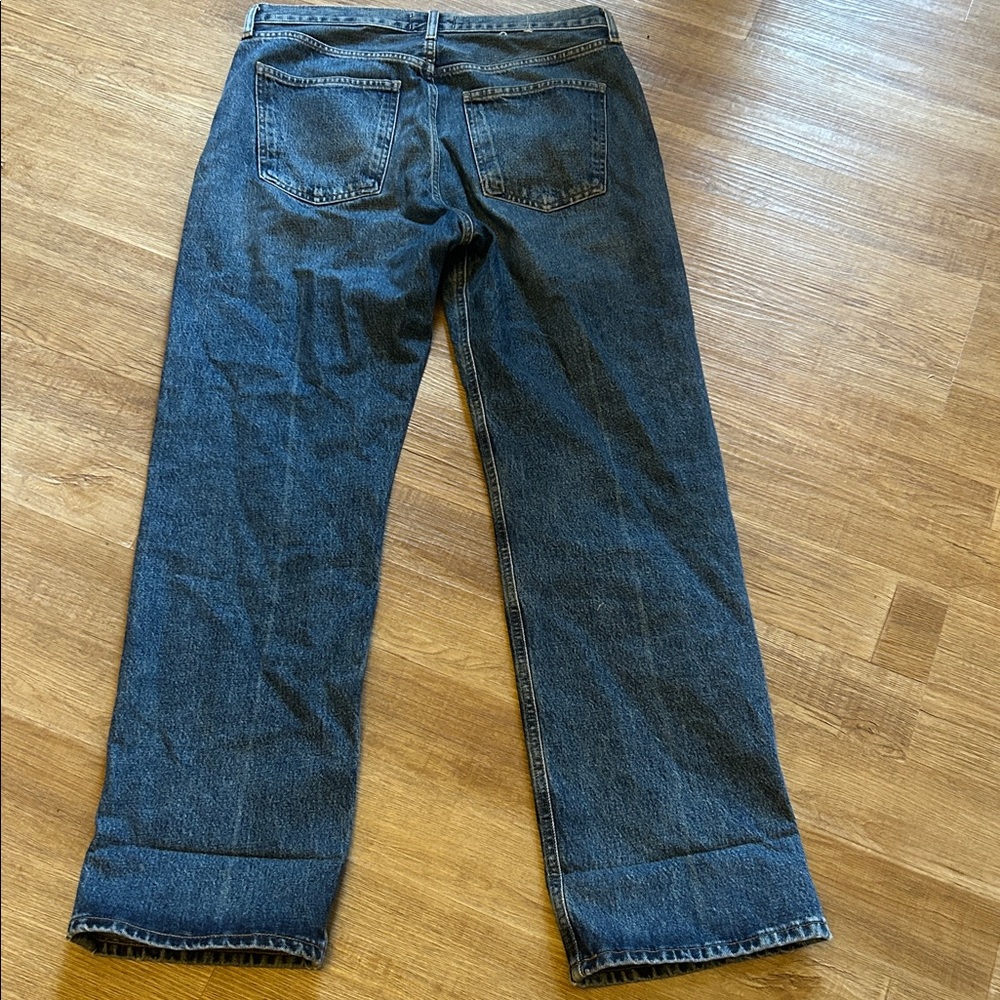 AGOLDE Women's Fran Cropped Mid-Rise Straight-Leg Jeans - Picture 7 of 7